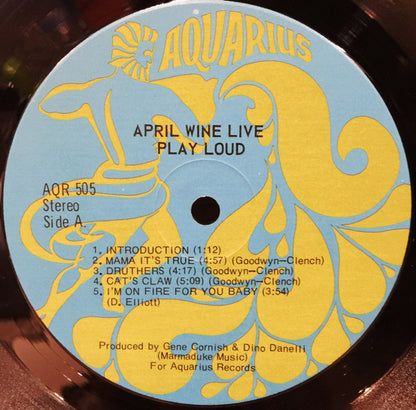 April Wine – April Wine Live (Used vinyl)