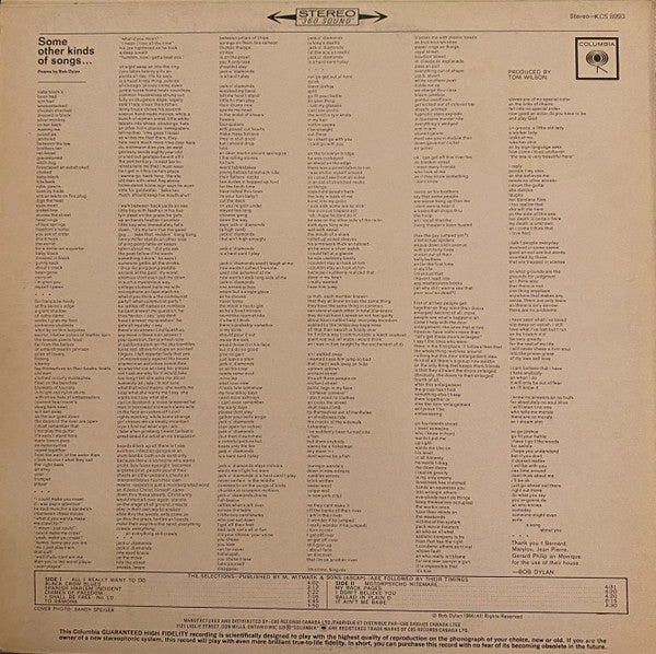 Bob Dylan – Another Side Of Bob Dylan (Used vinyl)