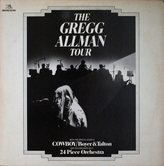 Gregg Allman With Cowboy/Boyer & Talton – The Gregg Allman Tour (Used vinyl)
