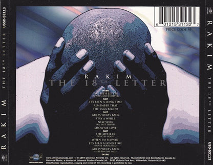 Rakim – The 18th Letter - Used CD