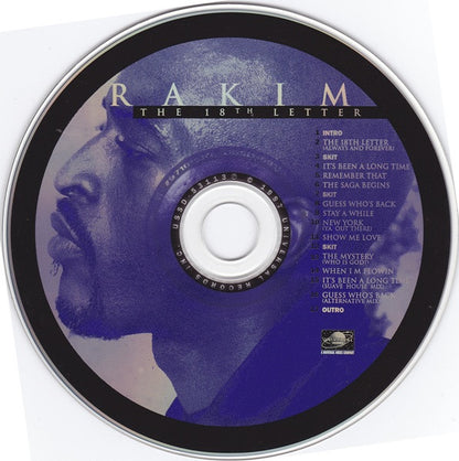 Rakim – The 18th Letter - Used CD