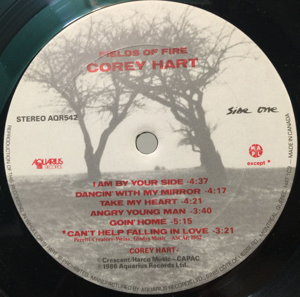 Corey Hart – Fields Of Fire (Used vinyl)