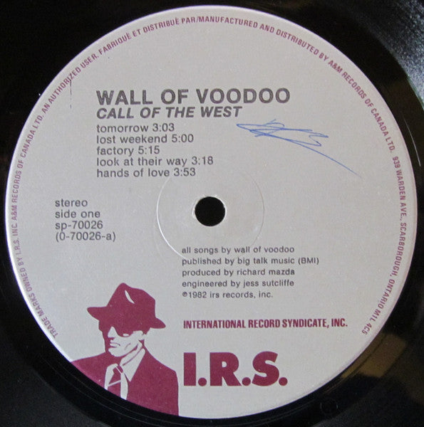 Wall Of Voodoo – Call Of The West (Used vinyl)