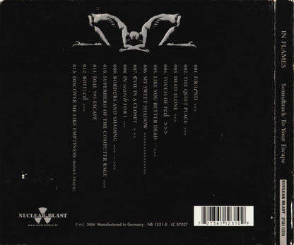 In Flames – Soundtrack To Your Escape (Used CD)