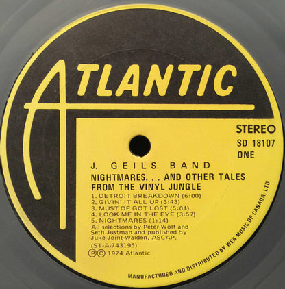 J. Geils Band – Nightmares ...And Other Tales From The Vinyl Jungle (Used vinyl)