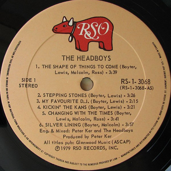 The Headboys – The Headboys (Used vinyl)