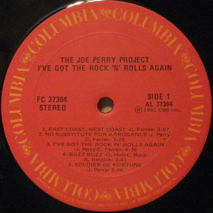 The Joe Perry Project – I've Got The Rock 'N' Rolls Again (Used vinyl)