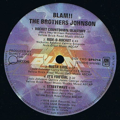 The Brothers Johnson – Blam!! (Used vinyl)