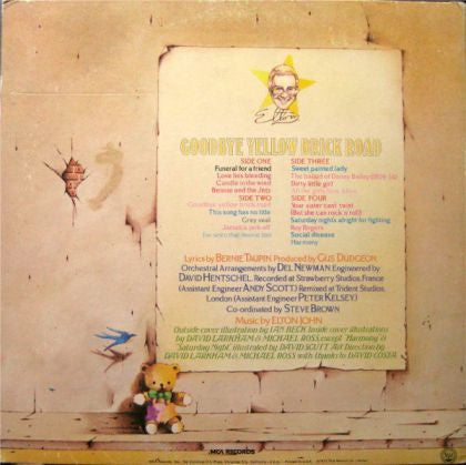 Elton John – Goodbye Yellow Brick Road (Used vinyl)