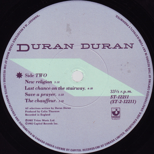 Duran Duran – Rio (Used vinyl)