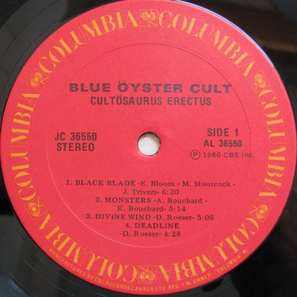 Blue Öyster Cult – Cultosaurus Erectus (Used vinyl)