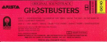 Various – Ghostbusters (Original Soundtrack Album) (Used cassette)