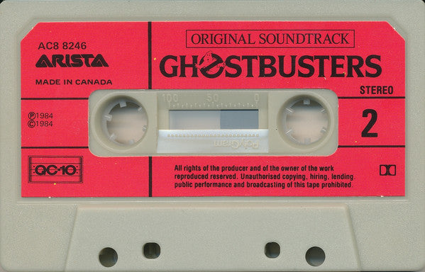 Various – Ghostbusters (Original Soundtrack Album) (Used cassette)