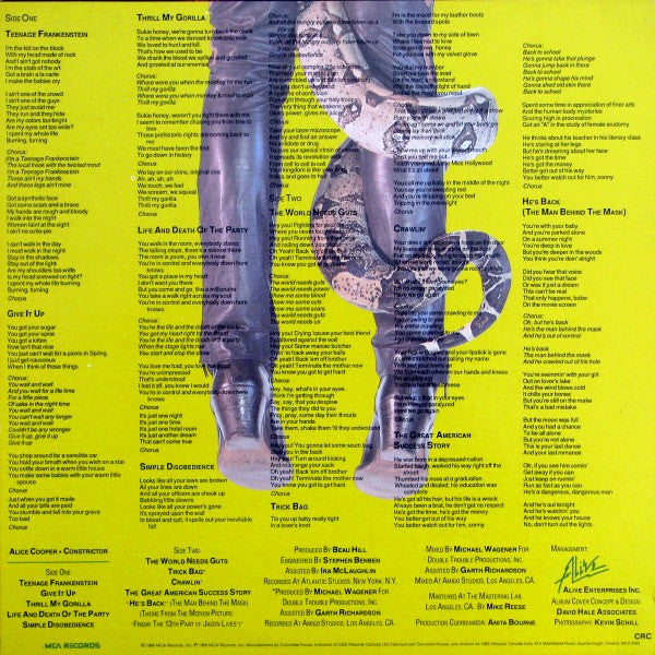 Alice Cooper – Constrictor (Used vinyl)