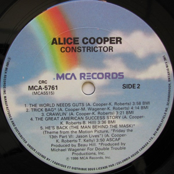 Alice Cooper – Constrictor (Used vinyl)