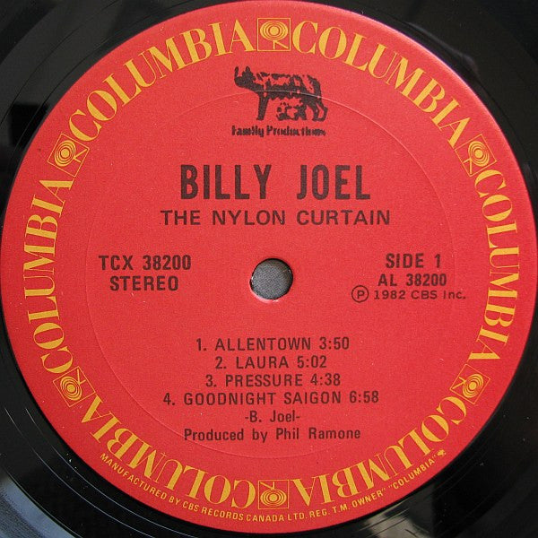 Billy Joel – The Nylon Curtain (Used vinyl)
