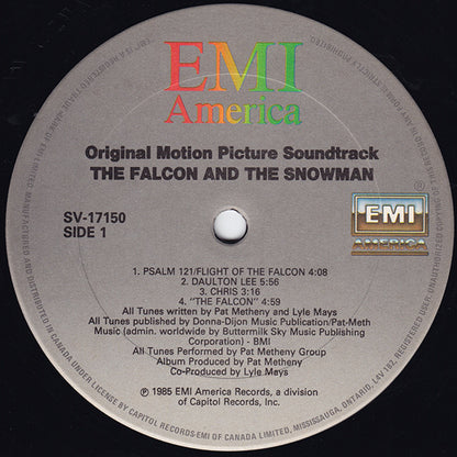 Pat Metheny Group – The Falcon And The Snowman (Original Motion Picture Soundtrack) (Used vinyl)