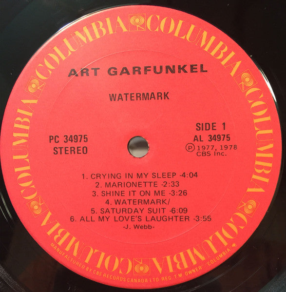 Art Garfunkel – Watermark (Used vinyl)