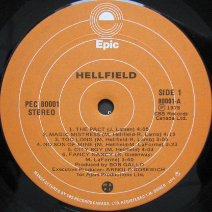 Hellfield – Hellfield (Used vinyl)