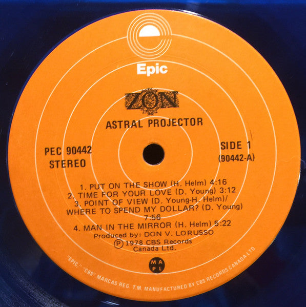 Zon – Astral Projector (Used Blue vinyl)