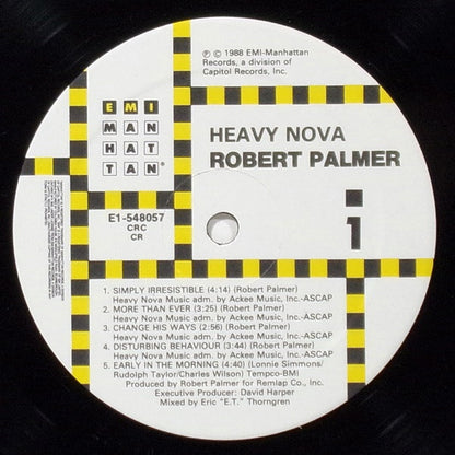 Robert Palmer – Heavy Nova (Used vinyl)