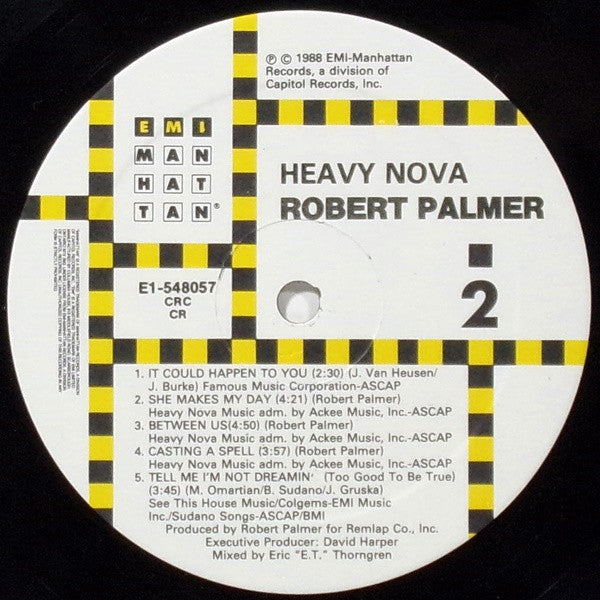Robert Palmer – Heavy Nova (Used vinyl)