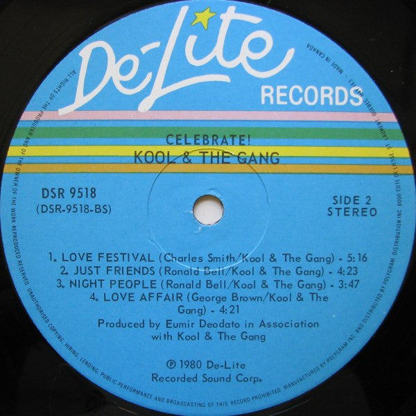 Kool & The Gang – Celebrate! (Used vinyl)