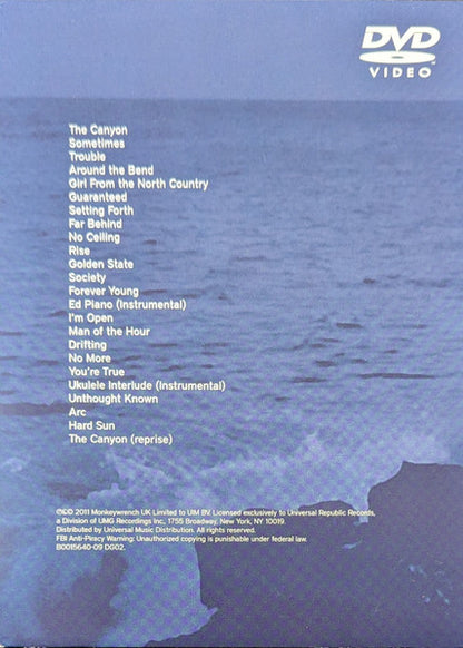 Eddie Vedder – Water On The Road (Used DVD)