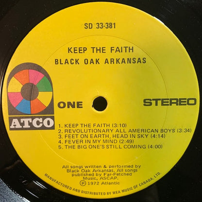 Black Oak Arkansas – Keep The Faith (Used vinyl)
