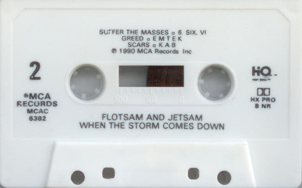 Flotsam And Jetsam – When The Storm Comes Down (Used cassette)