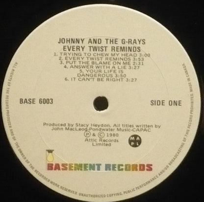 Johnny And The G-Rays – Every Twist Reminds - Used vinyl