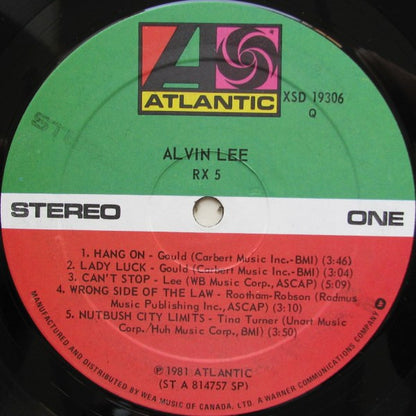 Alvin Lee – RX5 (Used vinyl)