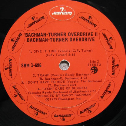 Bachman-Turner Overdrive – Bachman-Turner Overdrive II - Used vinyl