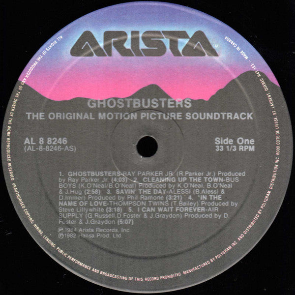 Various – Ghostbusters (Original Soundtrack Album) (Used vinyl)