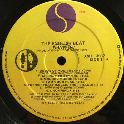 The English Beat – Wha'ppen (Used vinyl)