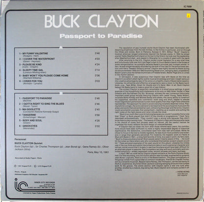Buck Clayton – Passport To Paradise (Sealed 1979 pressing)