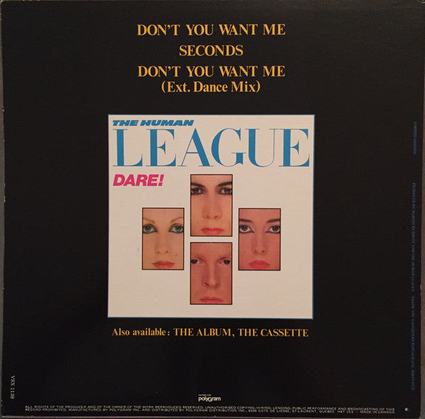 The Human League – Don't You Want Me (Used vinyl)