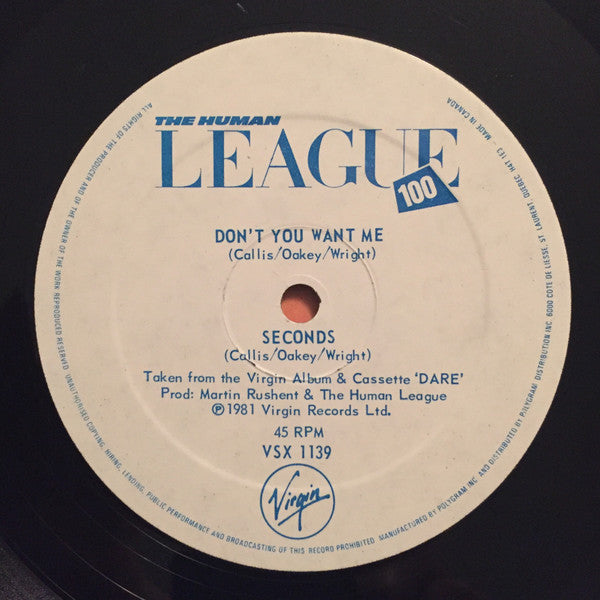 The Human League – Don't You Want Me (Used vinyl)