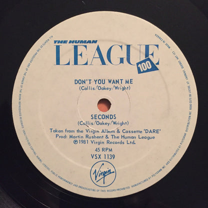 The Human League – Don't You Want Me (Used vinyl)