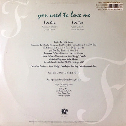 Faith – You Used To Love Me (Used vinyl)