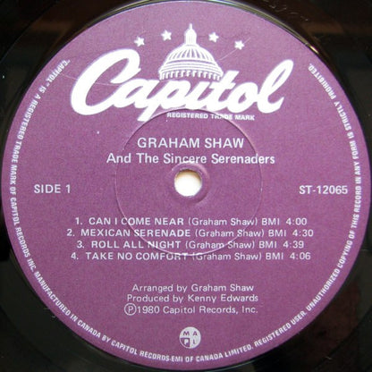 Graham Shaw And The Sincere Serenaders – Graham Shaw And The Sincere Serenaders (Used vinyl)
