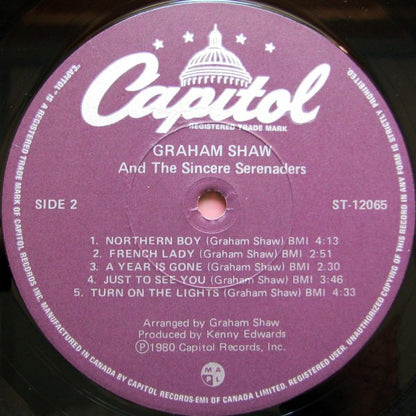 Graham Shaw And The Sincere Serenaders – Graham Shaw And The Sincere Serenaders (Used vinyl)