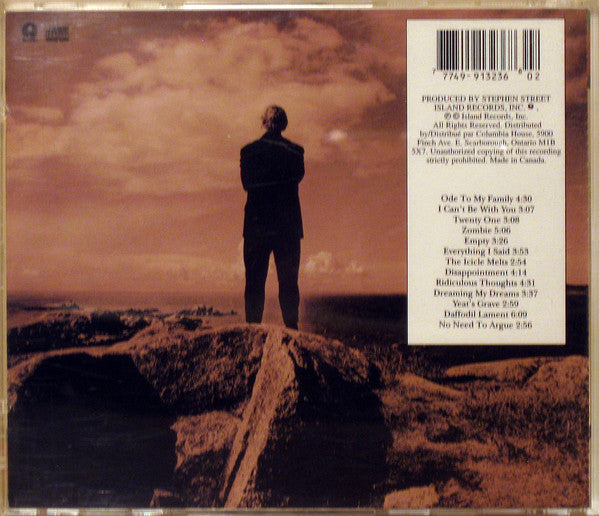 The Cranberries – No Need To Argue (Used CD)