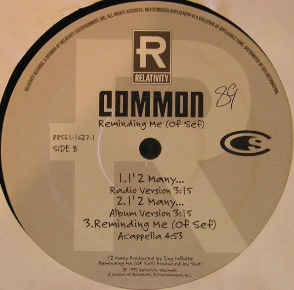 Common – Reminding Me (Of Sef) (Used vinyl)