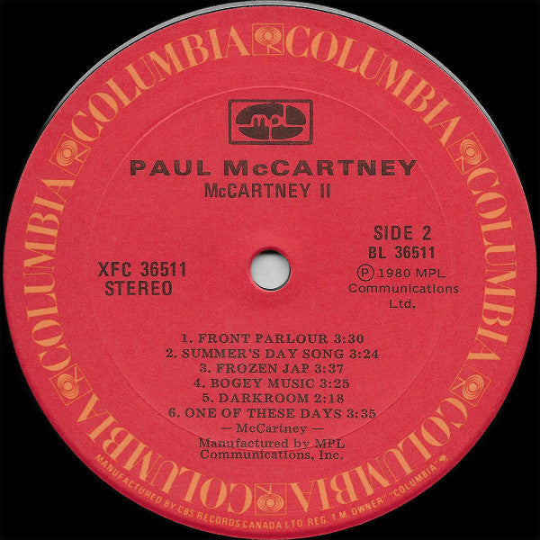 Paul McCartney - McCartney II - (Used vinyl)
