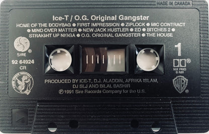 Ice-T – O.G. Original Gangster (Used cassette)