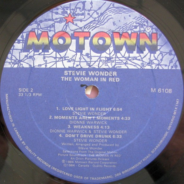 Stevie Wonder – The Woman In Red (Selections From The Original Motion Picture Soundtrack) (Used vinyl)