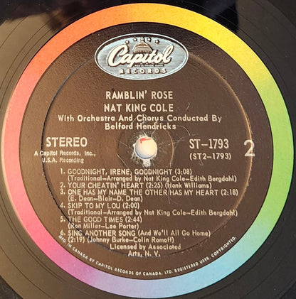 Nat King Cole ‎– Ramblin' Rose (Used vinyl)