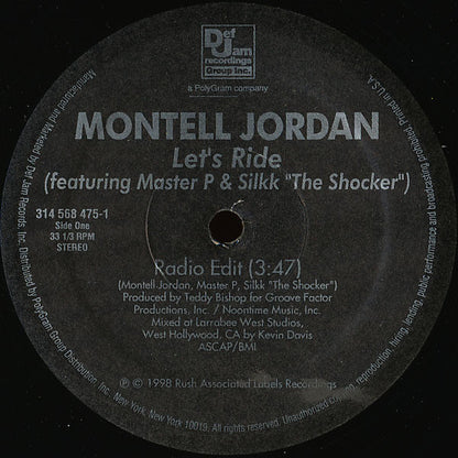 Montell Jordan – Let's Ride (Used vinyl)