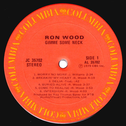 Ron Wood – Gimme Some Neck (Used vinyl)